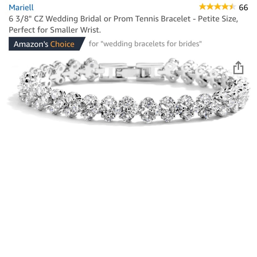 Mariell 6 3/4” bracelet for formal